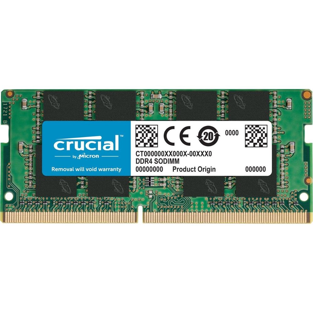 Memoria RAM Crucial 8GB DDR4 2666 MHz SODIMM PC4-21300 - CT8G4SFS8266