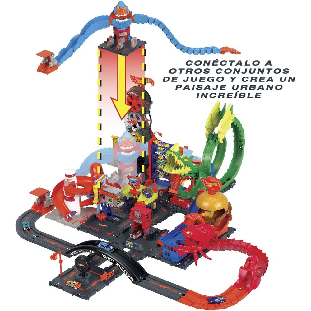 Nemesis Gorila La Pista De Hot Wheels Del Gorila Set De Pistas De