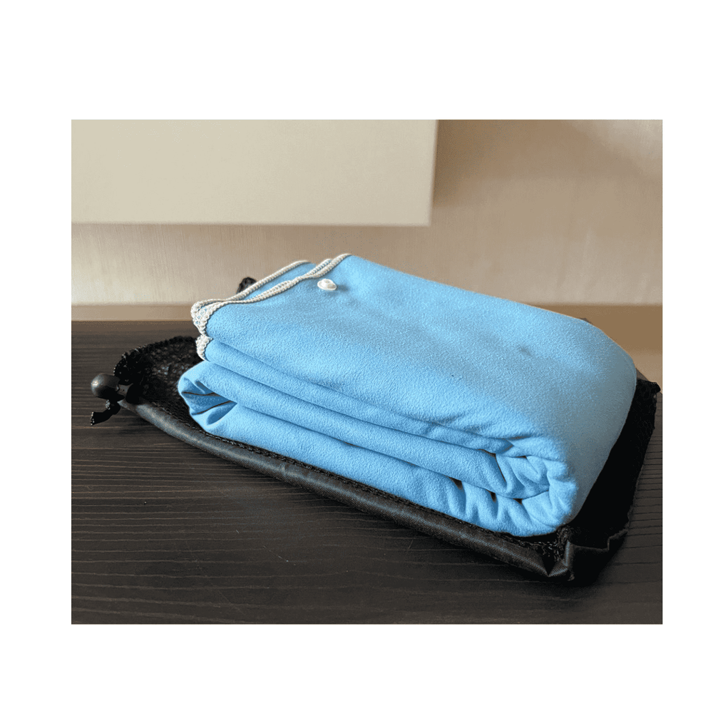 Toalla Microfibra Organizate Home Color Celeste