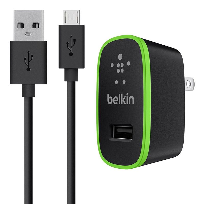 Cargador Belkin USBx2 24W iPhone 12 + Lightning to USB-A - WCD001dq1MWH I  Oechsle - Oechsle