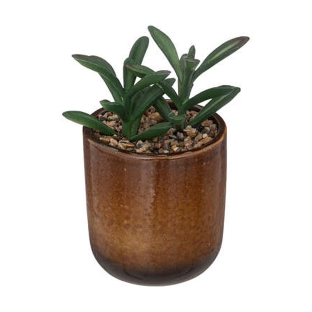 Planta Artificial Atmosphera Maceta Marrón 16cm