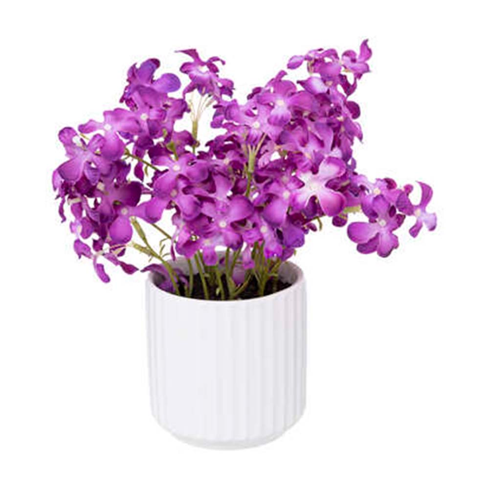 Planta Artificial Violeta con Maceta Atmosphera 27cm