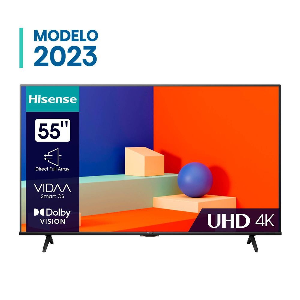 Televisor Hisense Led 55""  UHD  4K Smart VIDAA 55A6K