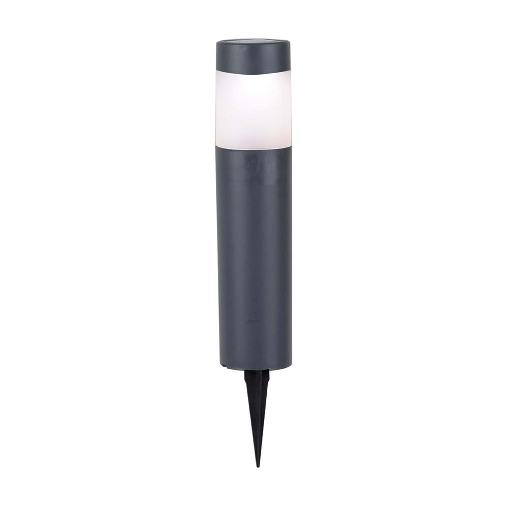 Estaca Mini Faro Plástico 39cm Negro Inspire