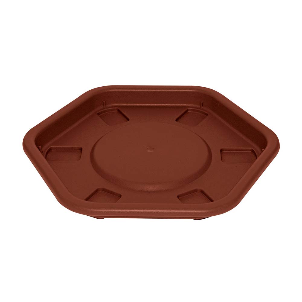 Base Macetero Grande Café Cedro Pica Circular de Polietileno