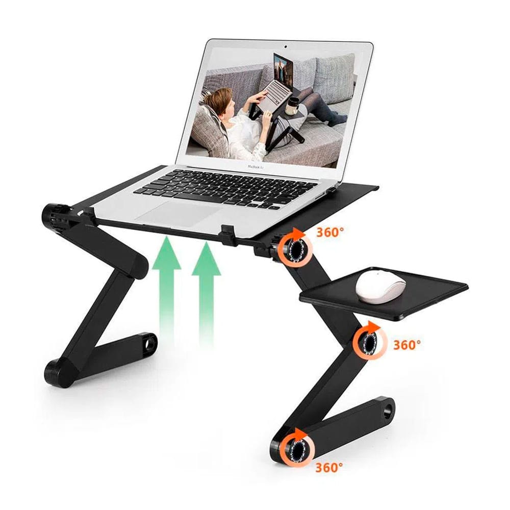 Mesa T8 para Laptop Soporte Plegable con Cooler Ajustable Graduable