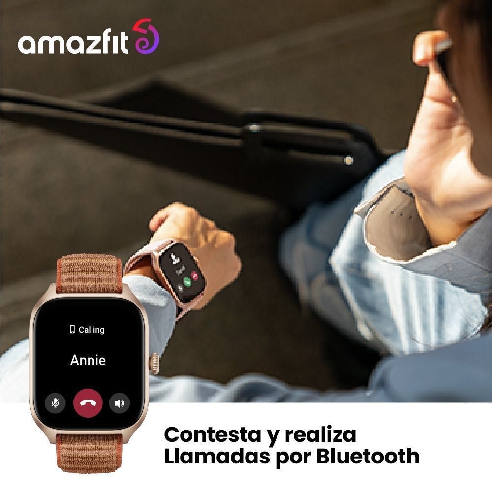  Amazfit GTS 4 - Reloj inteligente para hombre, GPS de