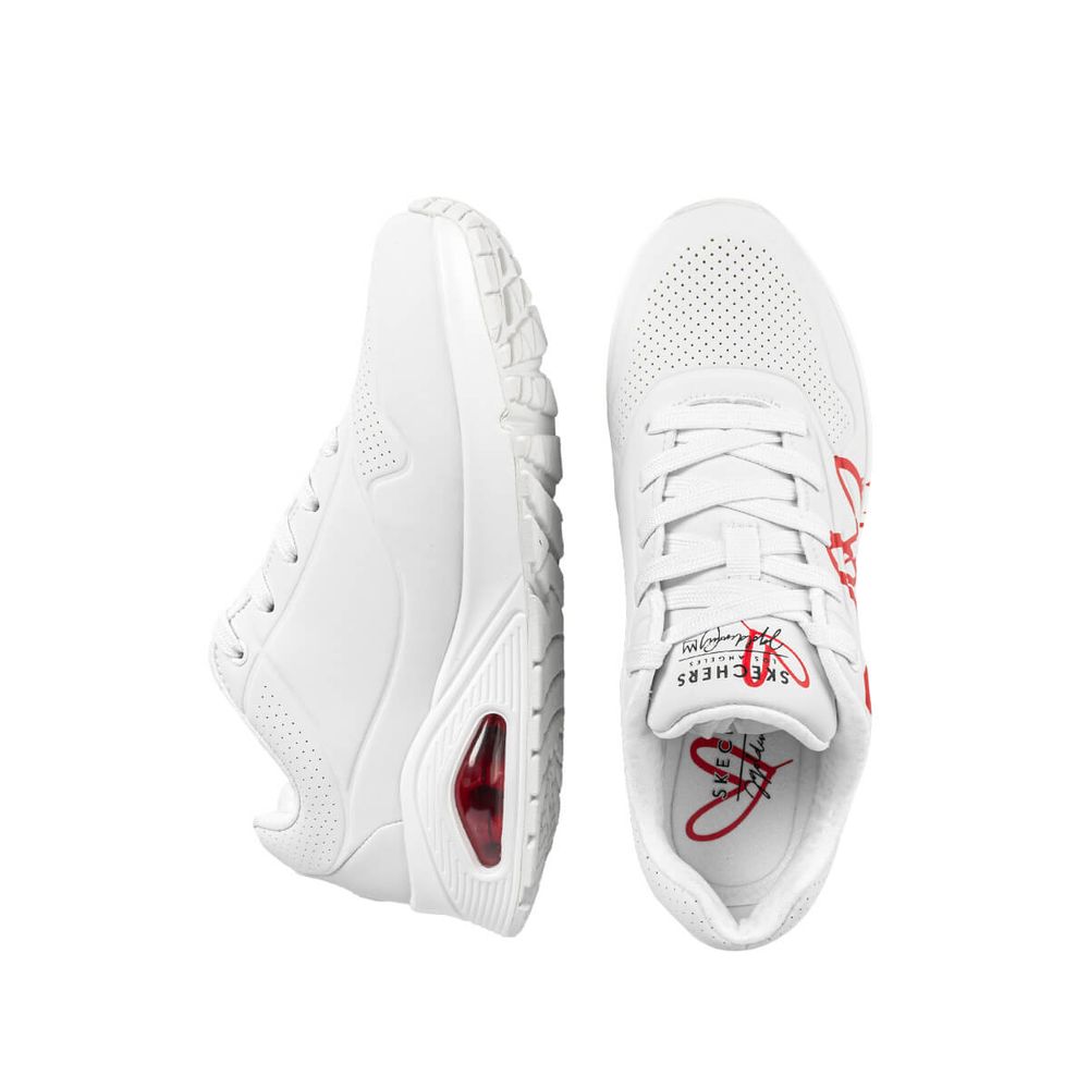 Zapatos skechers 2019 on sale blanco