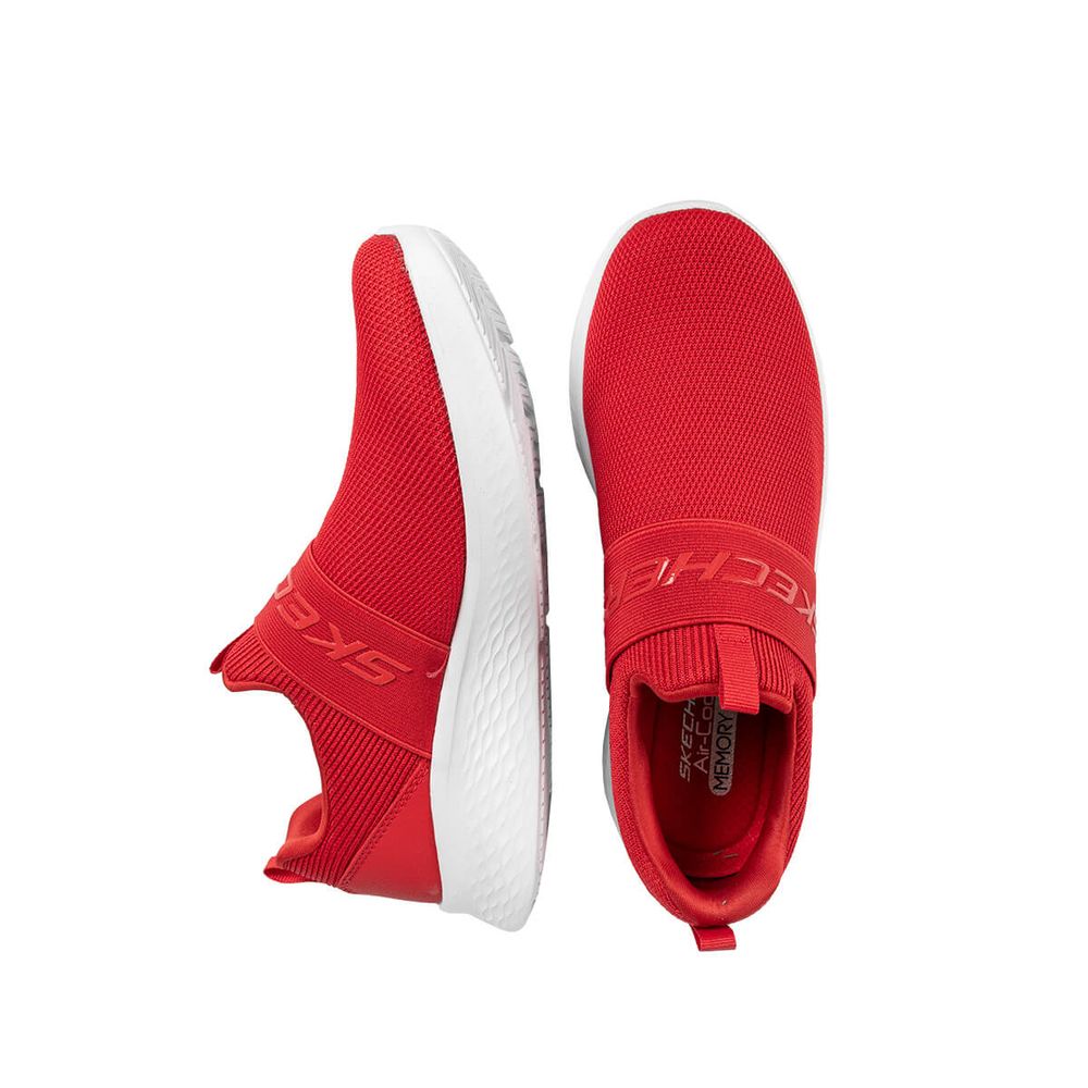 Zapatos skechers almacen on sale rojo