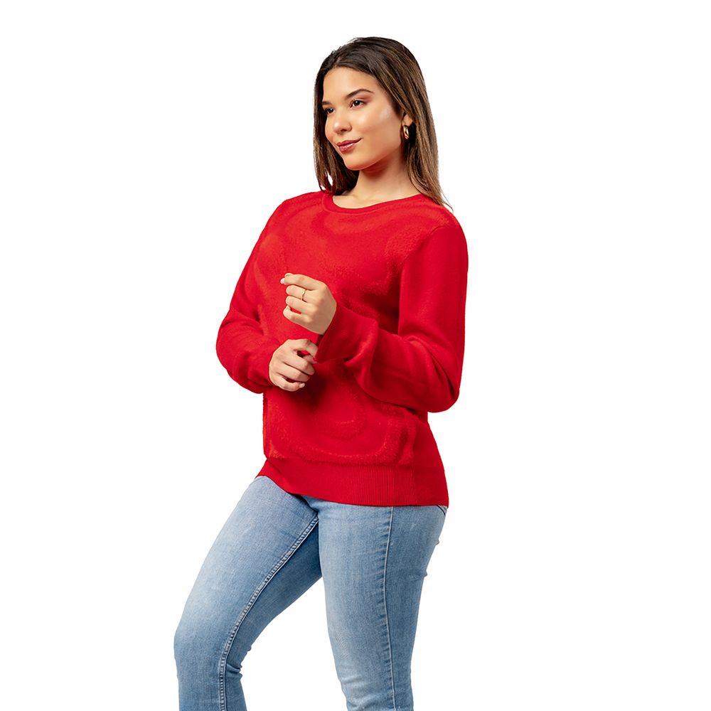 Sueter Polera Mujer By Indra Color Rojo Talla S I Oechsle Oechsle