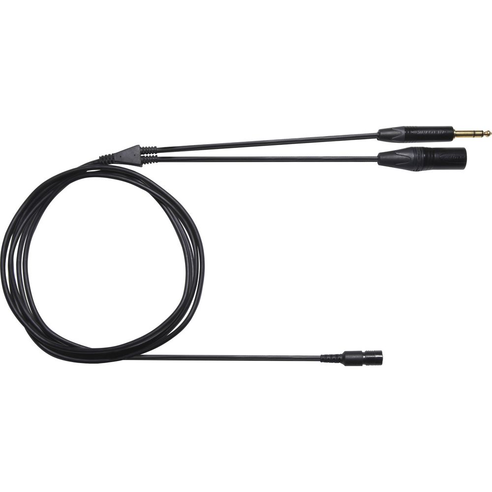Cable Bcasca Shure 3 Pin Xlr Macho y 1 4 Trs Macho para Auriculares de Radiodifusión Brh50M Brh440