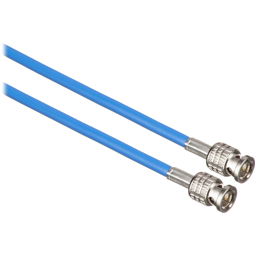 Cable Coaxial Hd Sdi Canare 20 L 3Cfw Rg59 con Conectores Bnc Macho Azul