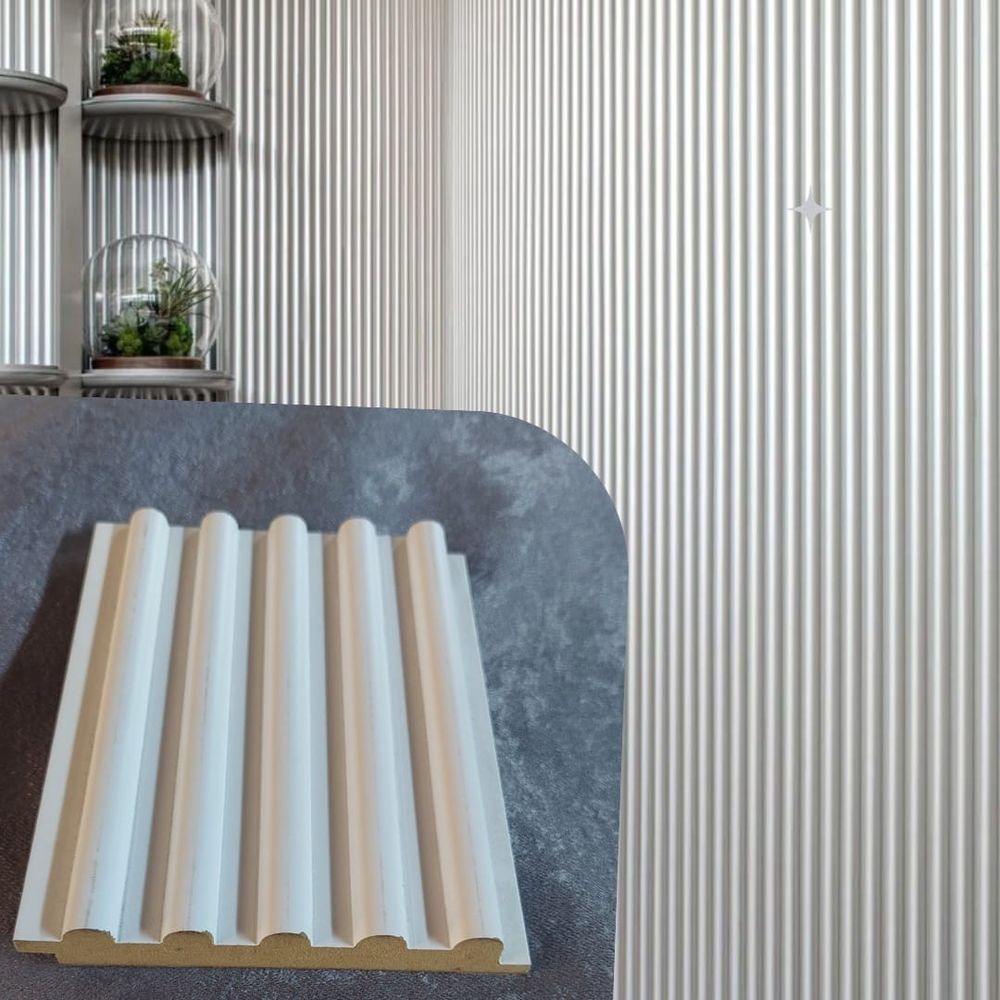 Wall Panel De MDF Porto Blanco 6 planchas