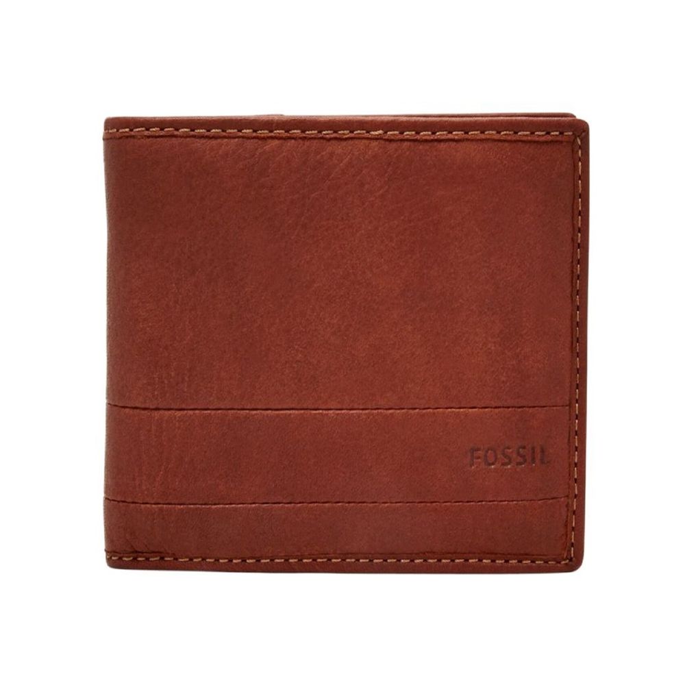 Billetera Fossil Hombre con Monedero Cuero Marrón Claro SML1391210