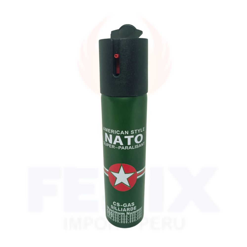 Gas Pimienta Spray 110ml Defensa Personal Protección Verde