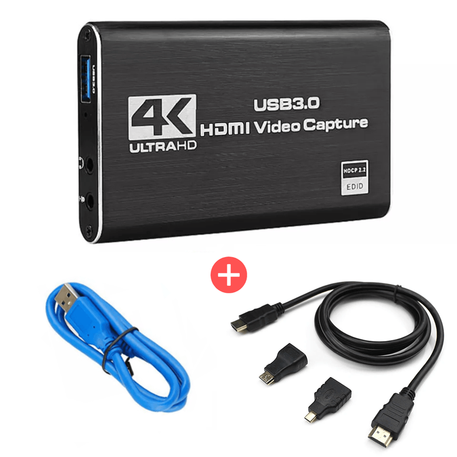 Capturadora de Video USB 2.0 HDMI Capture con Loop Out 4K 2K I Oechsle -  Oechsle