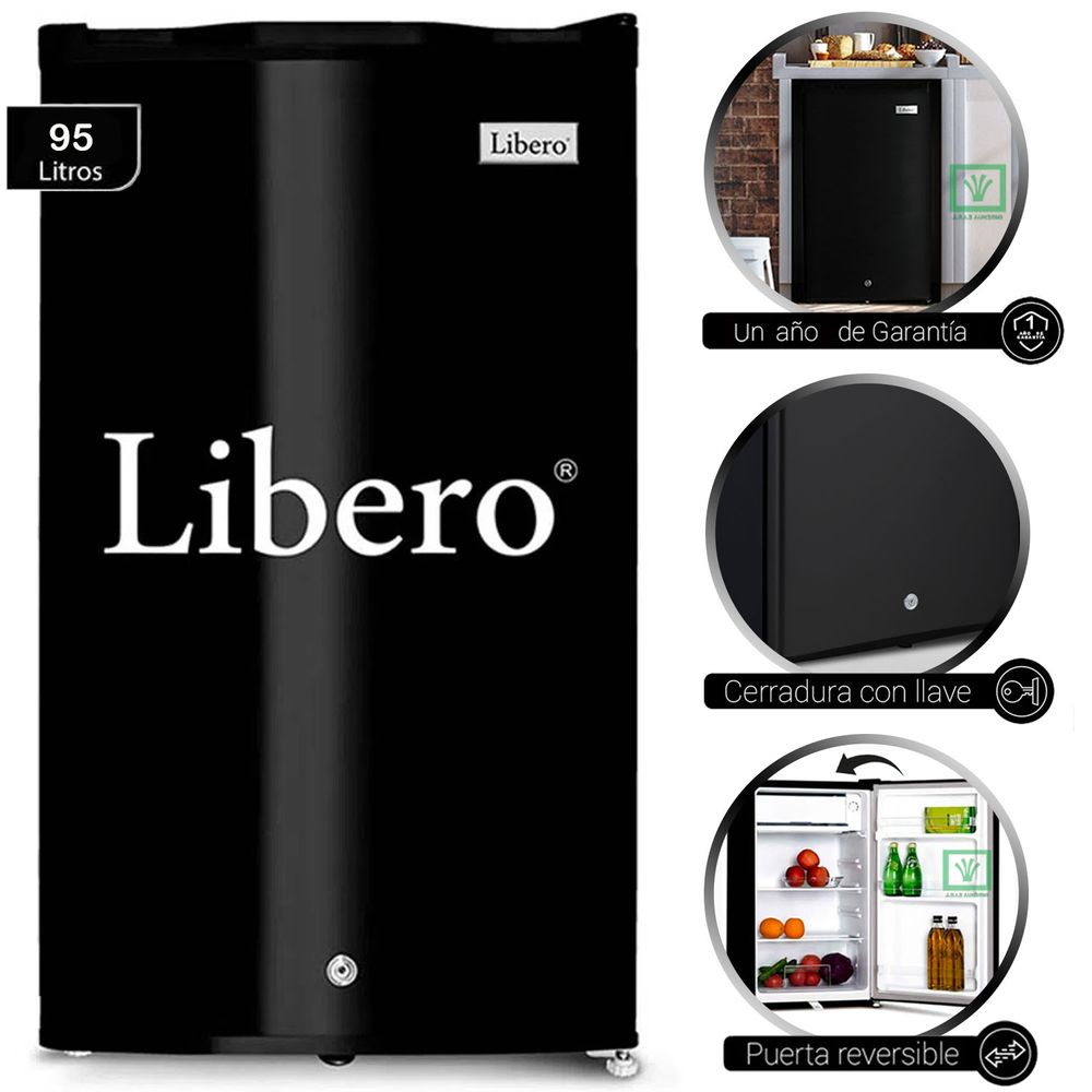 Frigobar Libero LFB-101N 92 Litros Negro