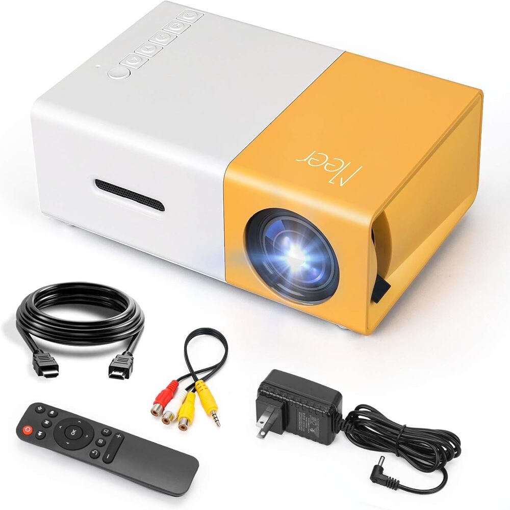 Meer Mini Proyector Para Ios/Android/Ps5/Laptop/Tv-Stick Compatible Con  Hdmi,Usb,Tarjeta Tf Y Más I Oechsle - Oechsle