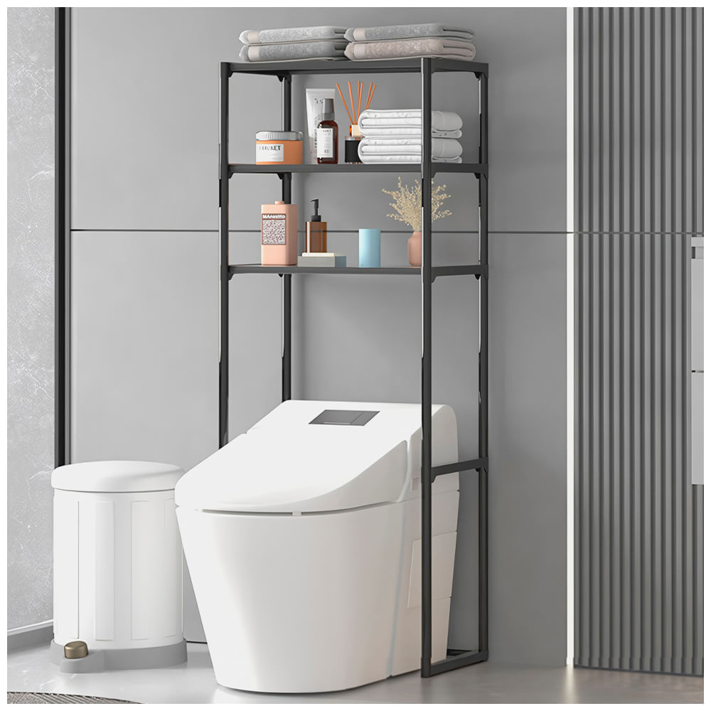 Organizador Multiuso Repisa Para Baño Con Colgador Premium 5010003