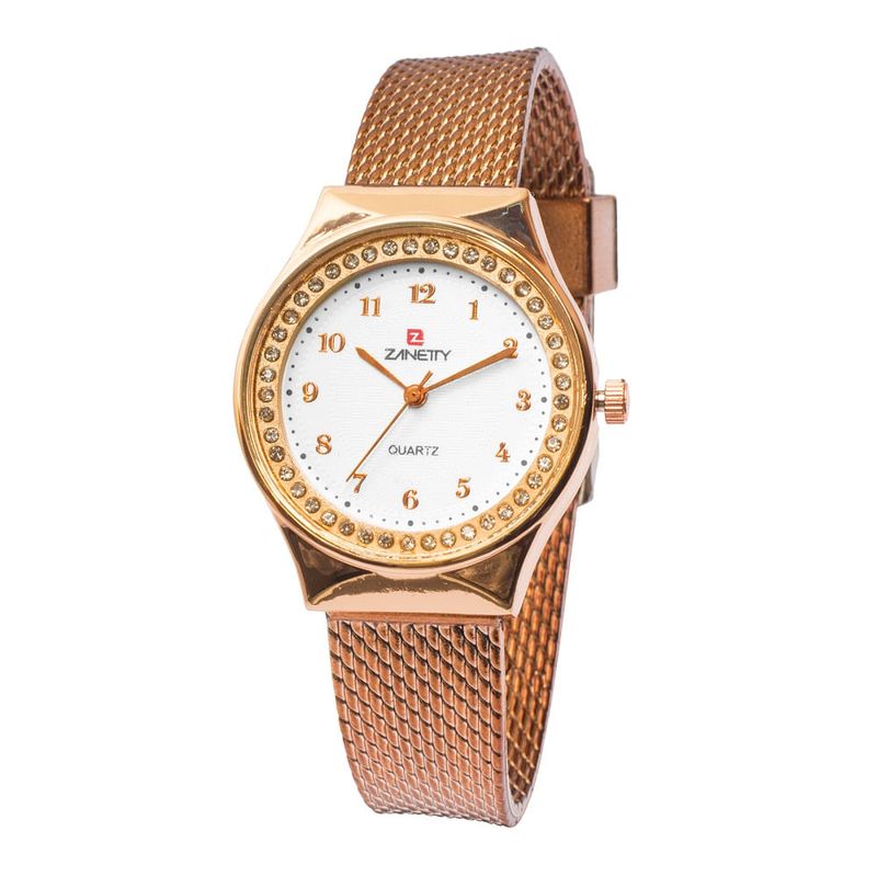 Reloj-Zanetty-2Z079-Analogico-Color-Oro-Rosa