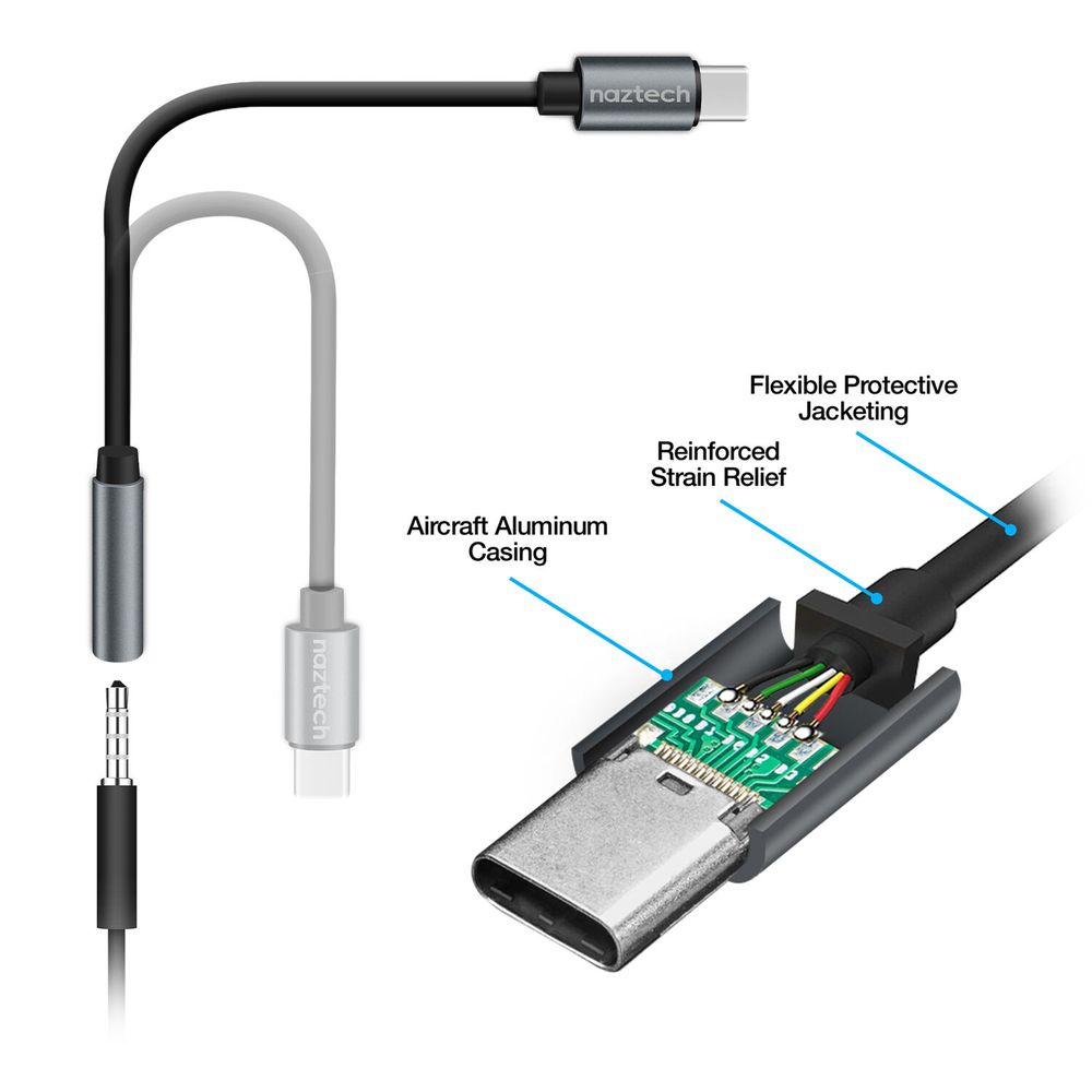 Diferencias Entre Adaptadores De Micro USB Tipo C a Jack 3.5mm Con