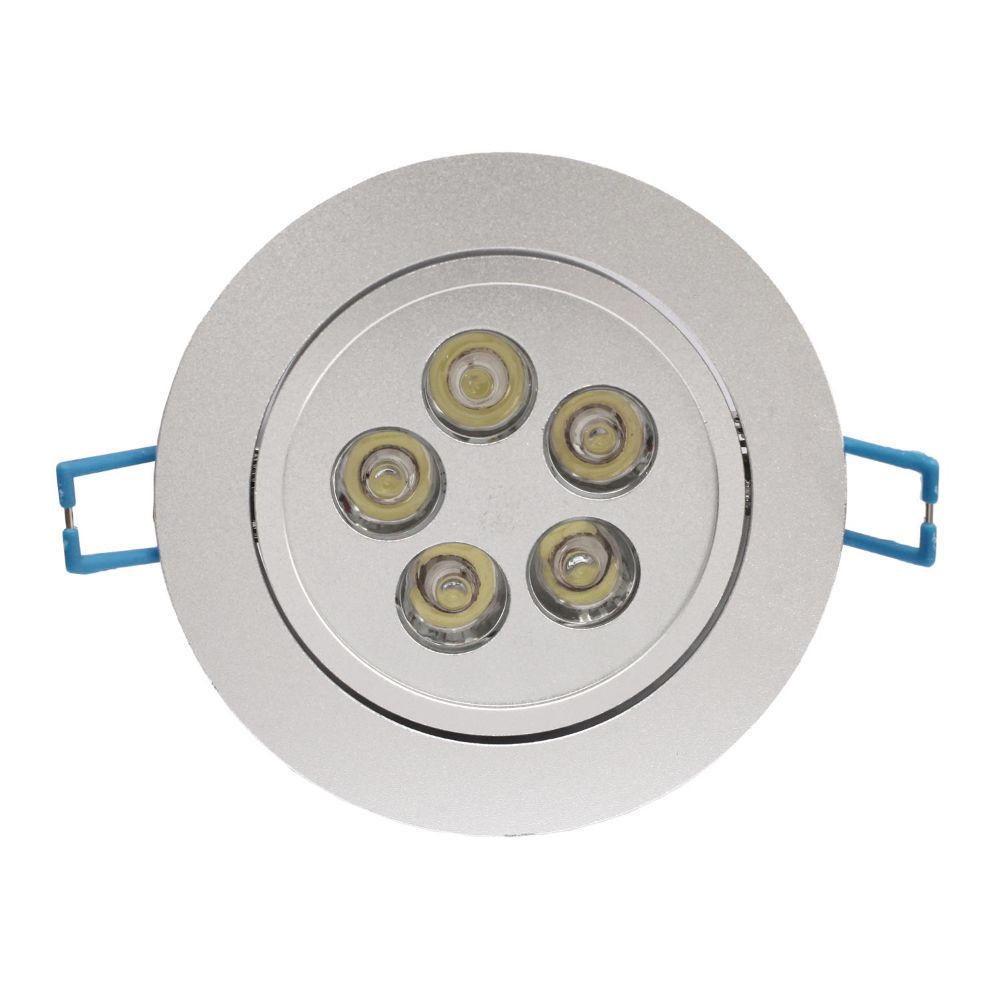 Led Spot Light Luz Calida 5*1W 11 cm Empotrado