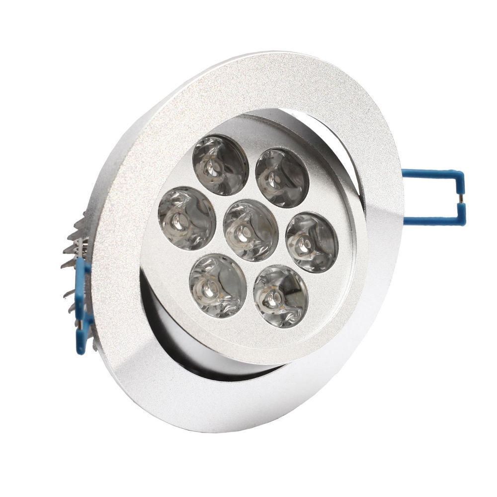 Led Spot Light Luz Blanca 7*1W 11 cm Empotrado