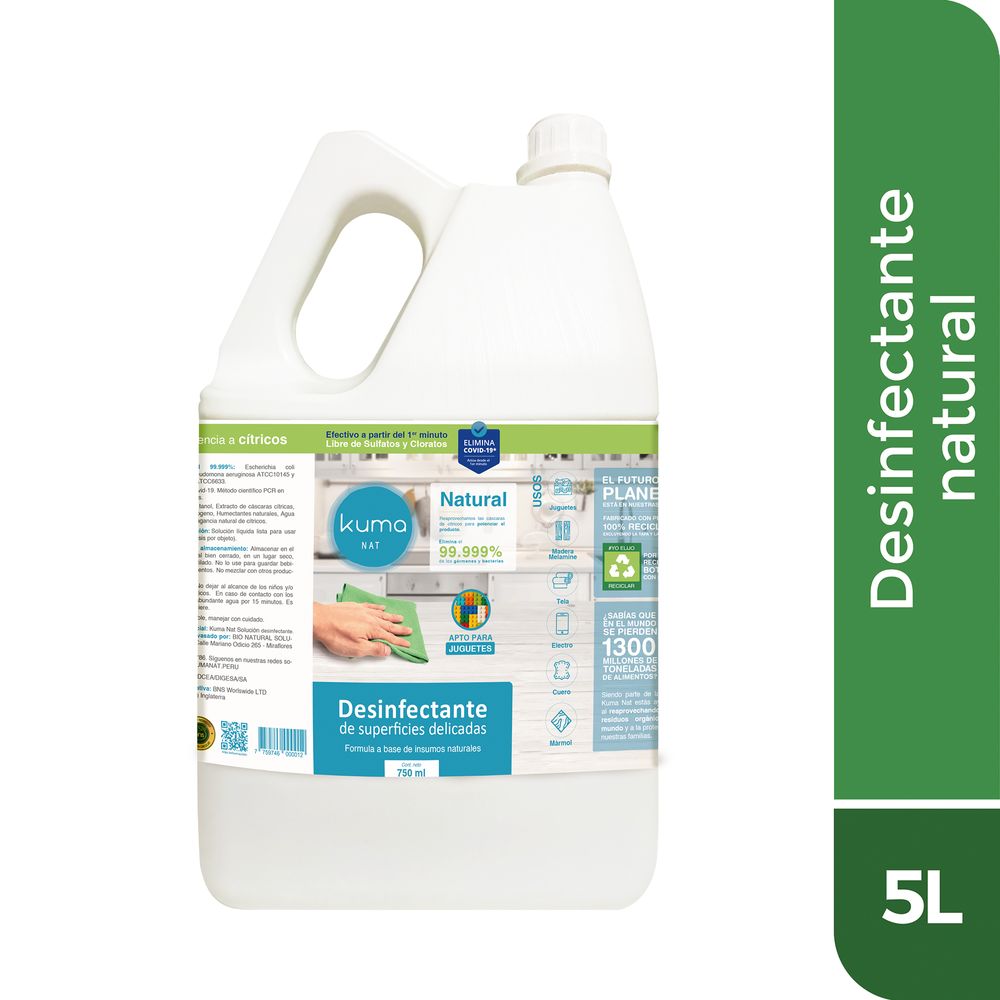 Desinfectante de Superficies Kuma Nat 5L