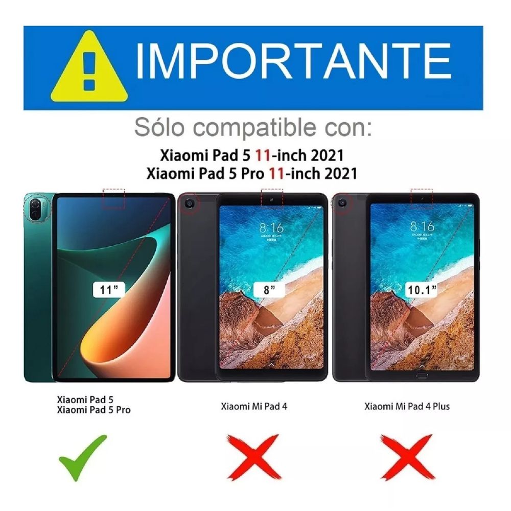 GENERICO Protectora De Funda Para Xiaomi Pad 6/Pad 6 Pro Negro