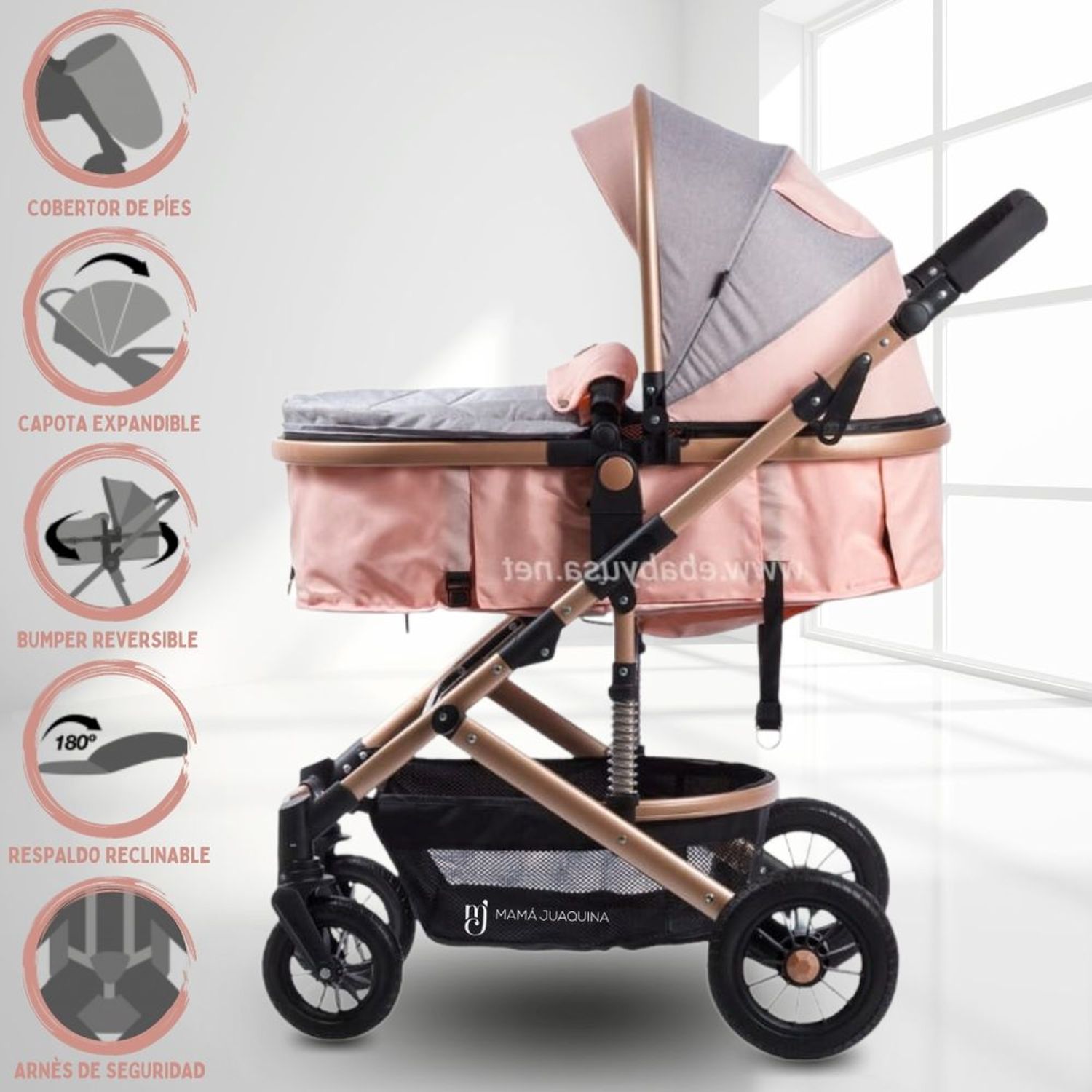 Coche Moises Para Bebe de lujo Ebaby Comfort I Oechsle - Oechsle