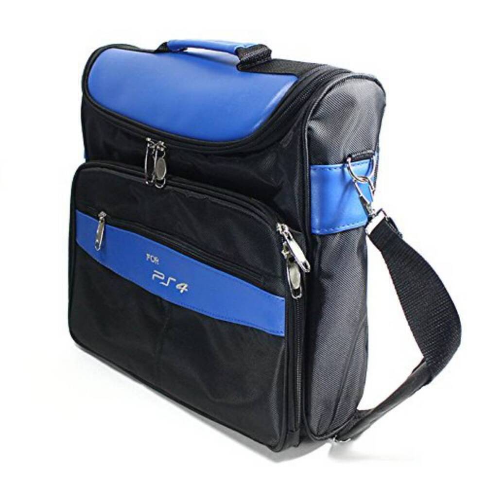 Mochila Para Ps4 Fat Slim Funda Transporte Ps4 Fat Slim Black Blue