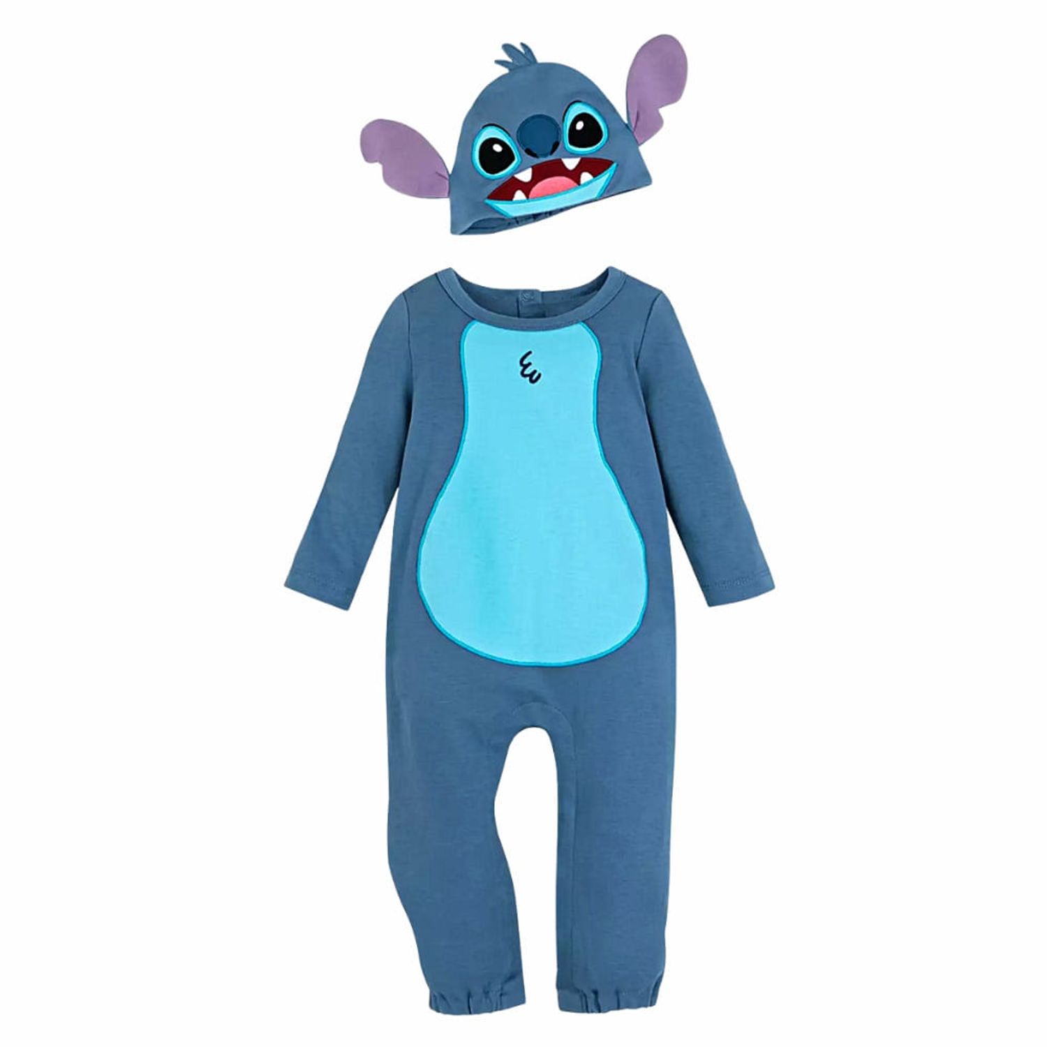 Disfraz Enterizo Disney Store Stitch Bebé Talla 6-9 meses Color Azul I  Oechsle - Oechsle
