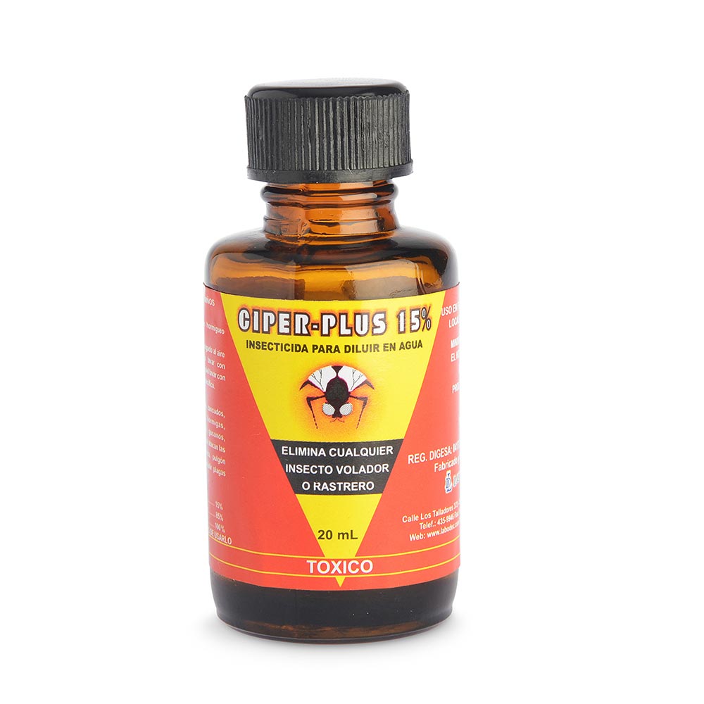 Insecticida Ciper Plus 15% 20 ml. Labodec