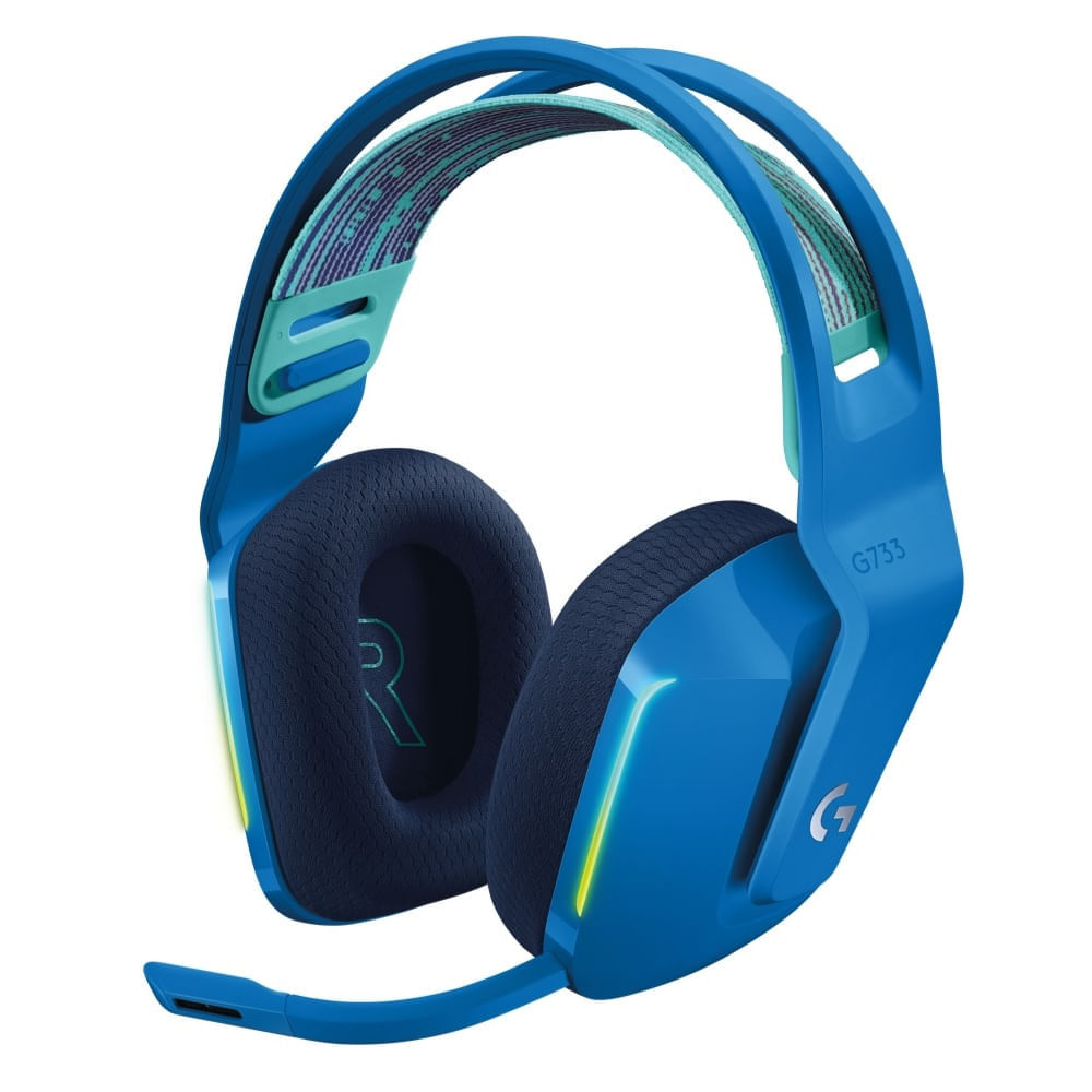 Audífonos Gamer Logitech G733 Wireless LightSpeed 7.1 surround Azul 981-000942