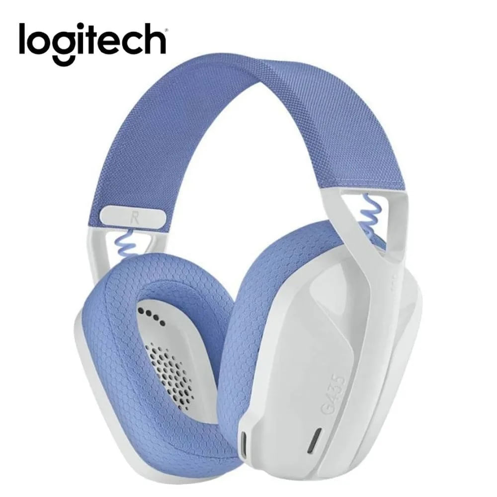 Audífonos Gamer Logitech G435 LigthSpeed Bluetooth Blanco 981-001073