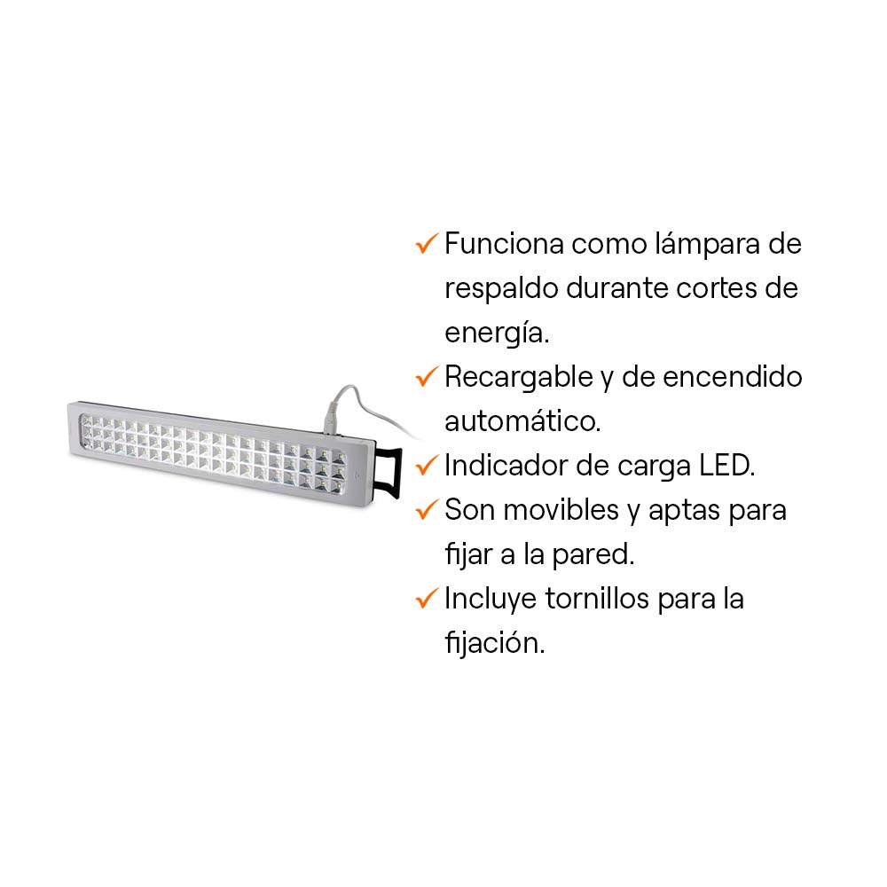 Lámpara de emergencia led 6W