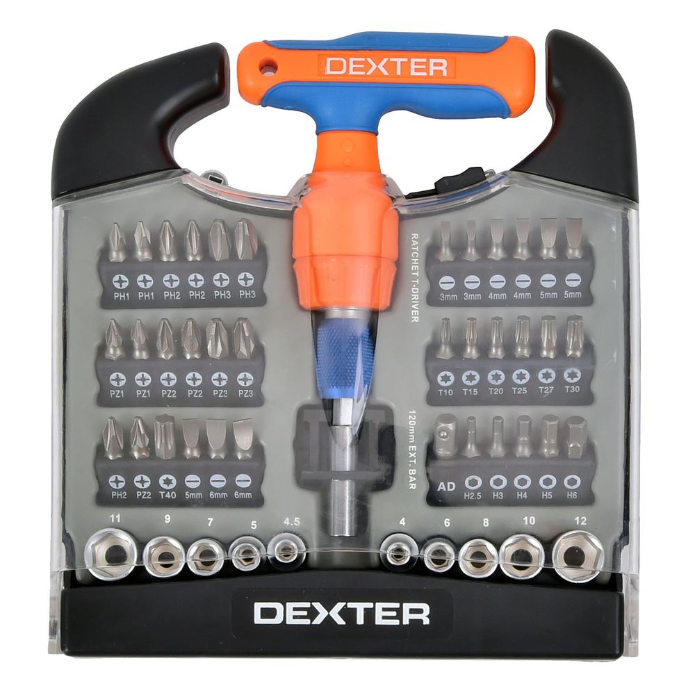 Set herramientas 48 piezas Dexter