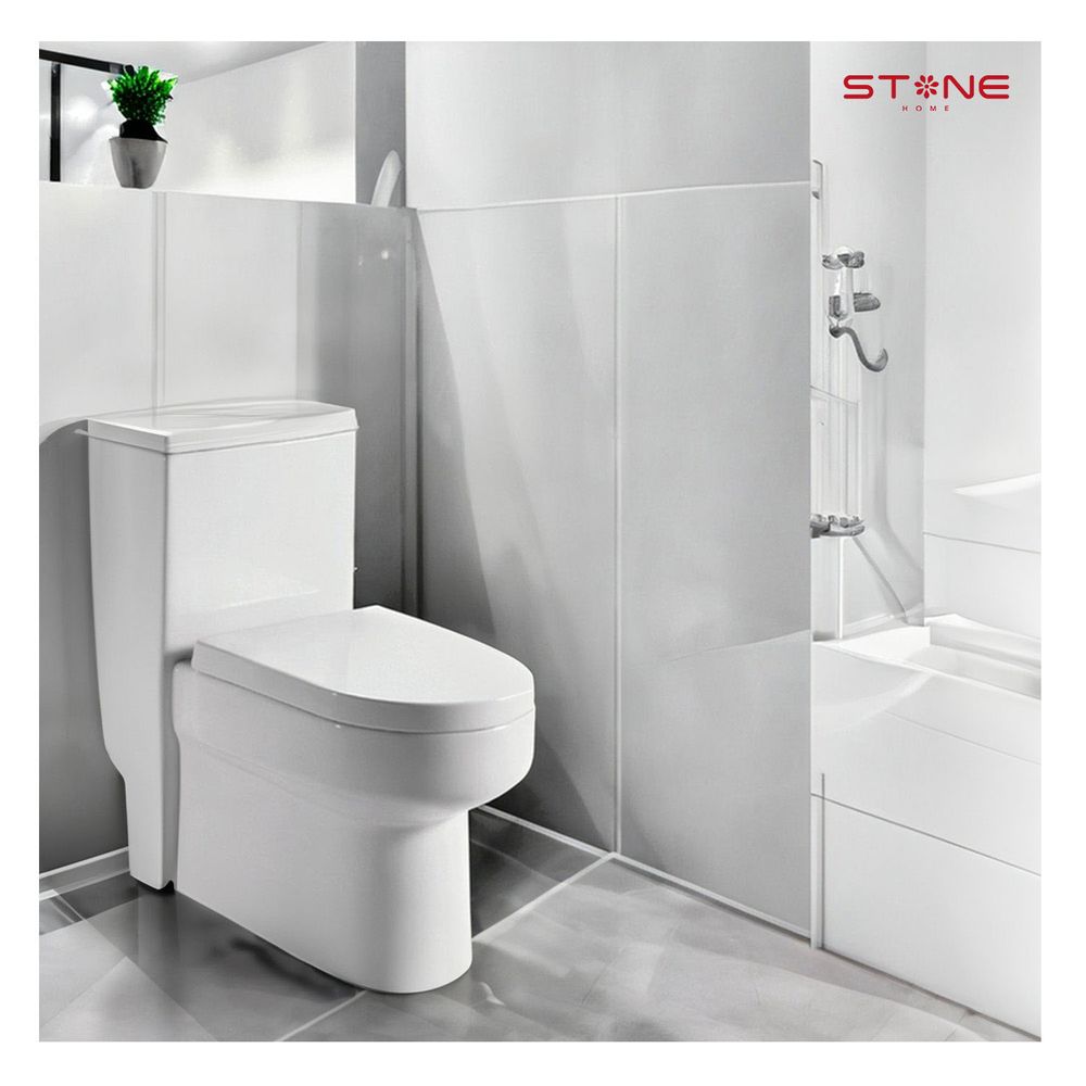 Inodoro One Piece Minimalista Sander Blanco Stone Inodoro One Piece Minimalista Sander Blanco Stone