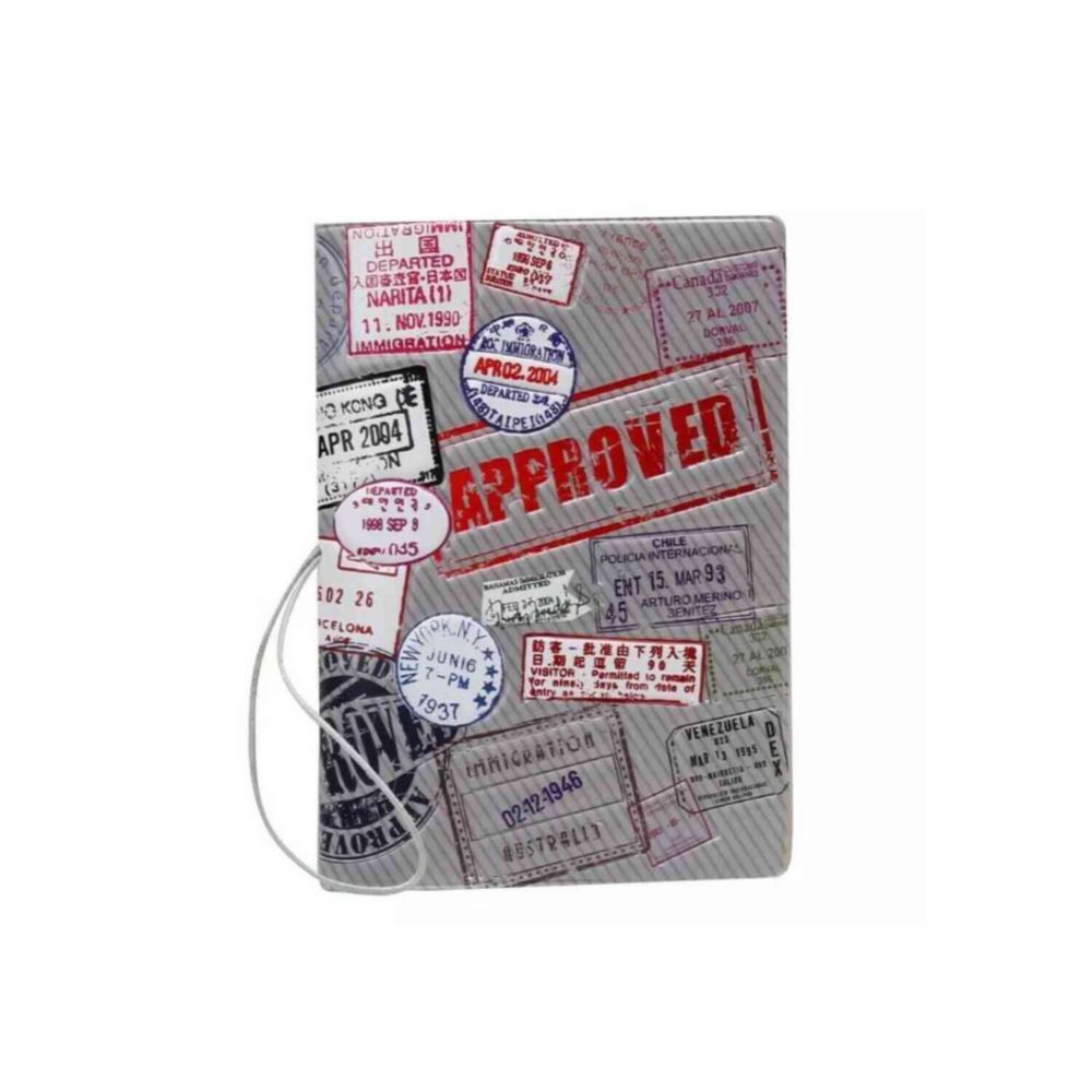 Porta Pasaporte Approved Cool Bags Gris