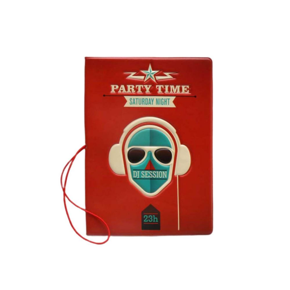 Porta Pasaporte Retro Party Time Cool Bags Rojo