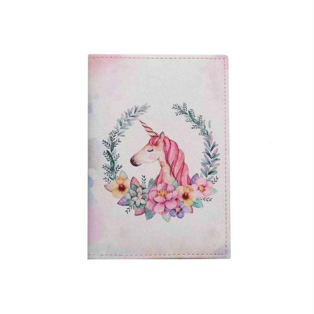 Porta Pasaporte Unicornio Cool Bags Rosado