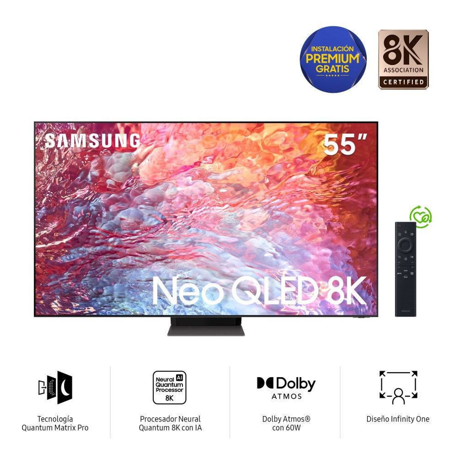 La gama de televisores Samsung QLED 8K llegará en tamaños de hasta
