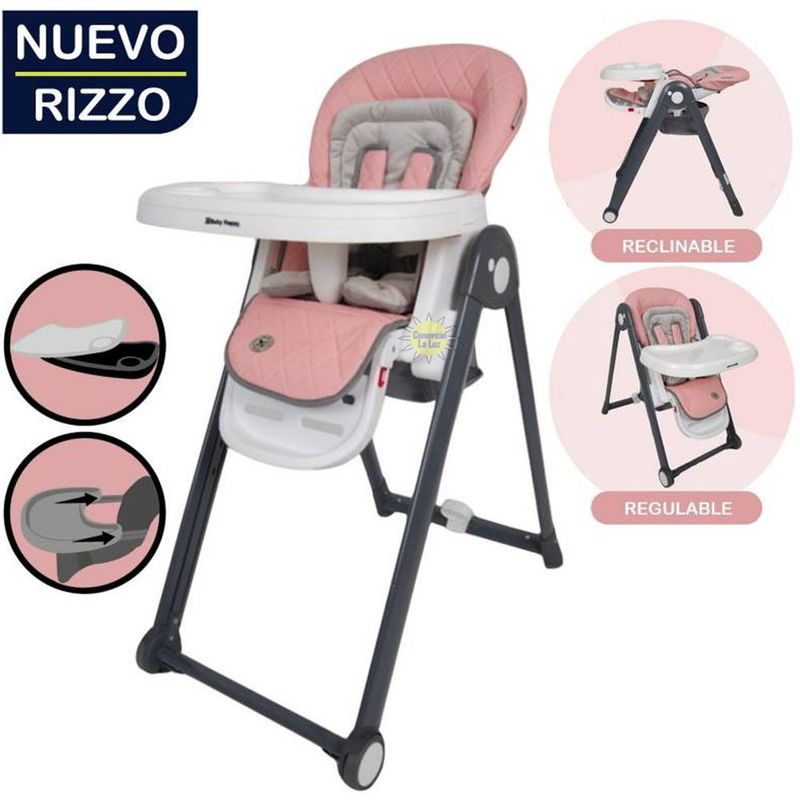 Coche Moises para Bebe Dorado con Maletin Rosado I Oechsle - Oechsle