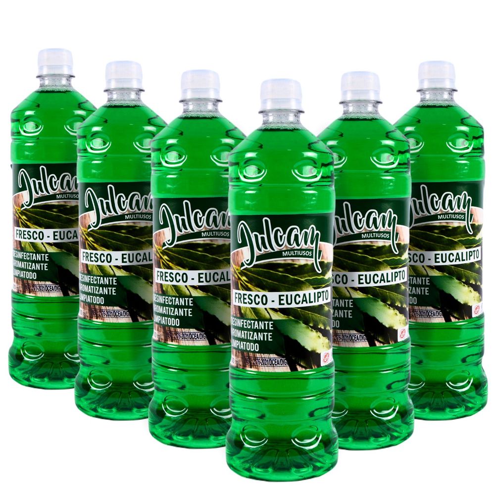 Desinfectante Cristal Julcam Eucalipto por 900 ml