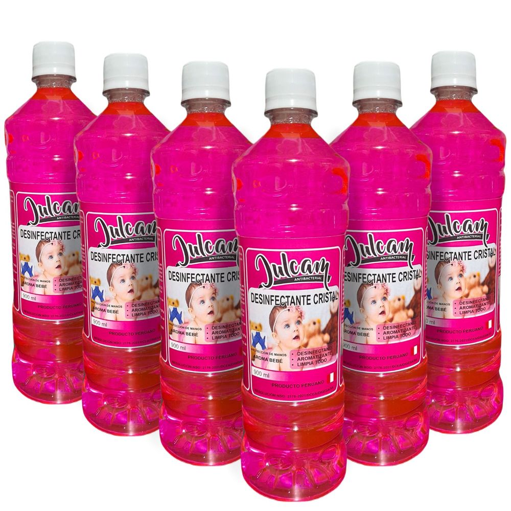 Desinfectante Cristal Julcam Bebé por 900 ml
