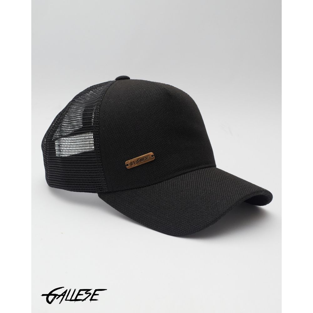 Gorra Pedro Gallese Colección Modelo Yute Negro
