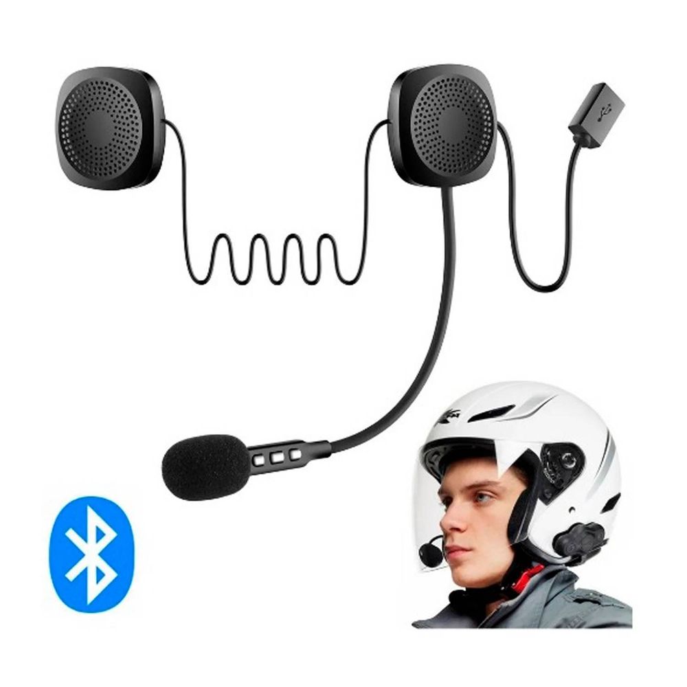 Audifonos Microfono Bluetooth Para Casco Motos I Oechsle Oechsle