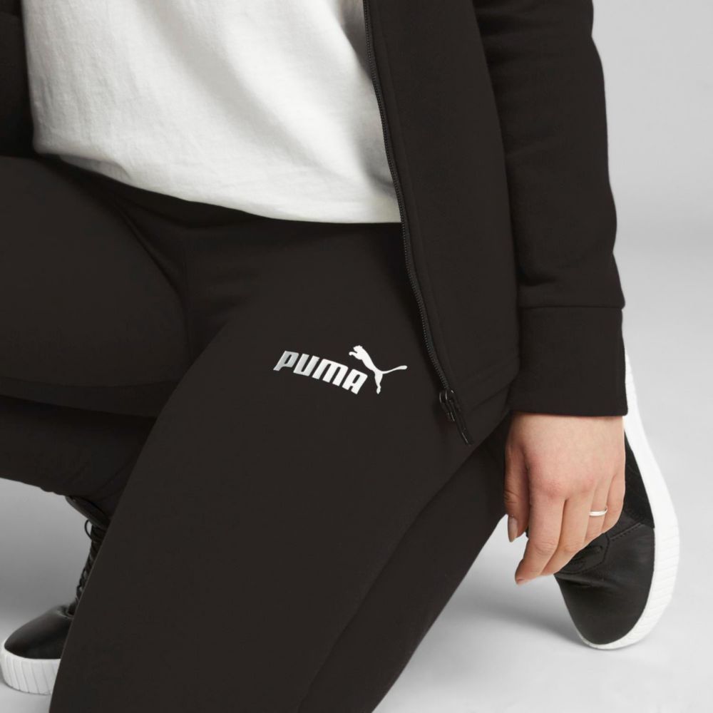 Buzo puma negro discount mujer