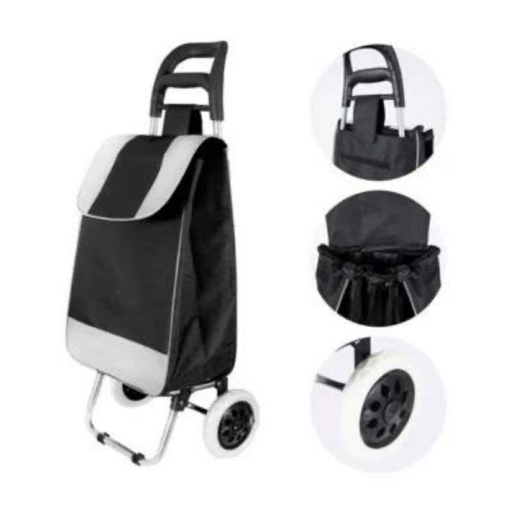 Carrito de Compras 2 Ruedas Negro