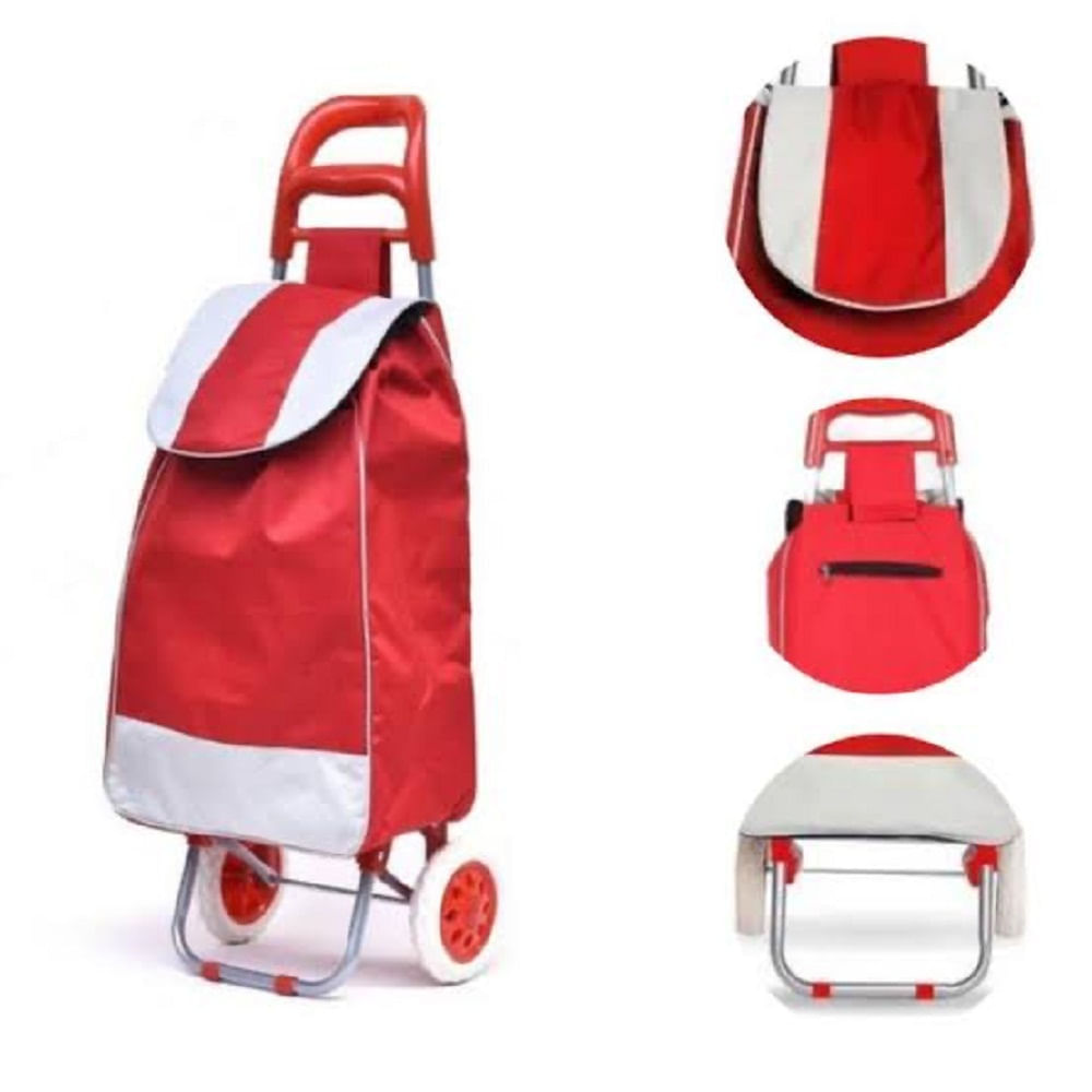 Carrito de Compras 2 Ruedas Rojo
